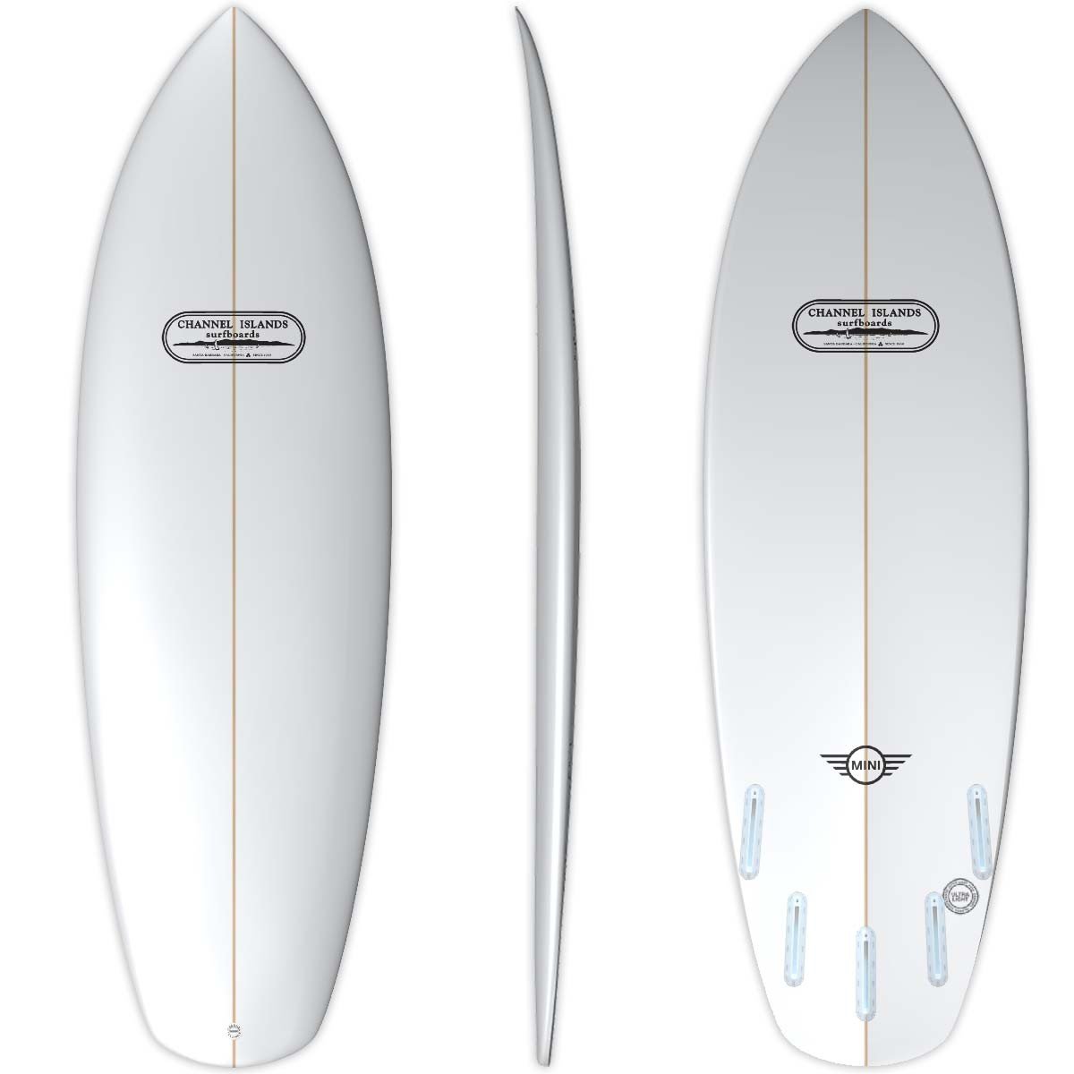 kogel verdacht werkzaamheid Surfboard Channel Island MINI