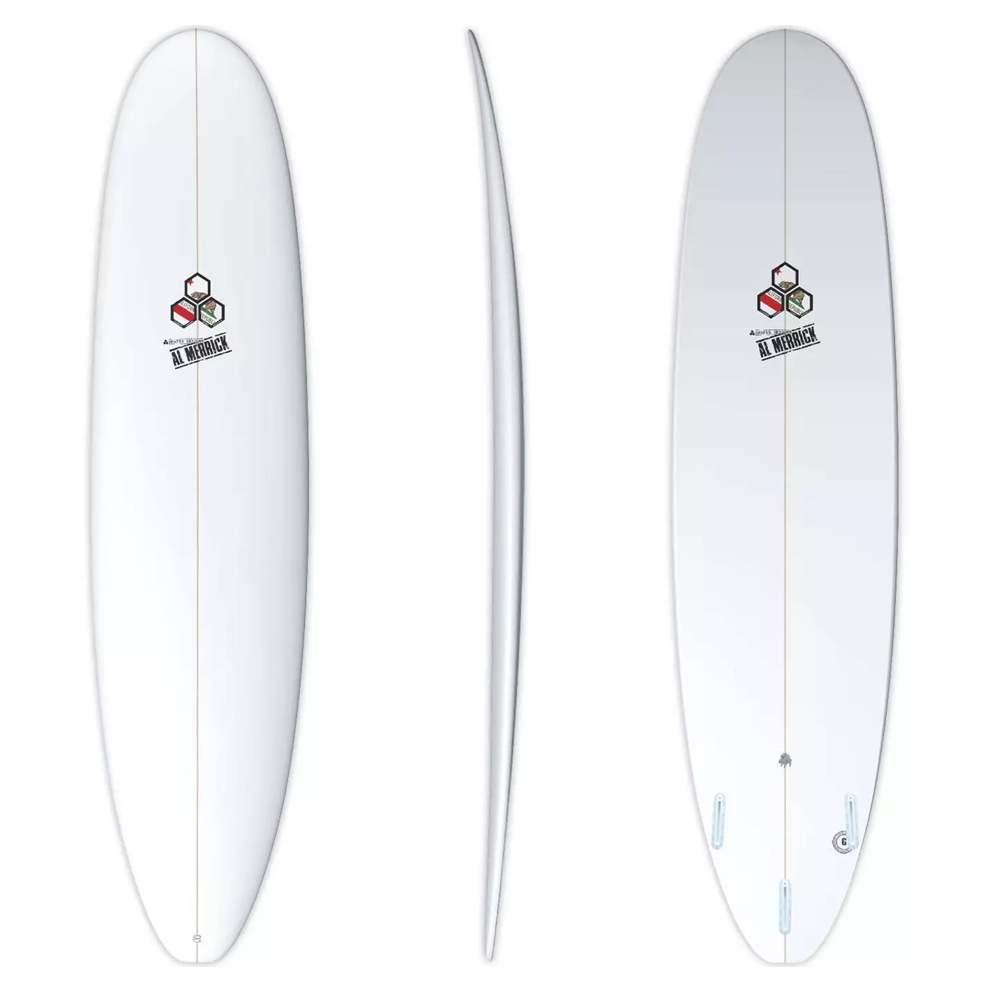 Channel Islands Water Hog 7'4 x 21 ¼ x 2 ¾ Surfboard - Clear