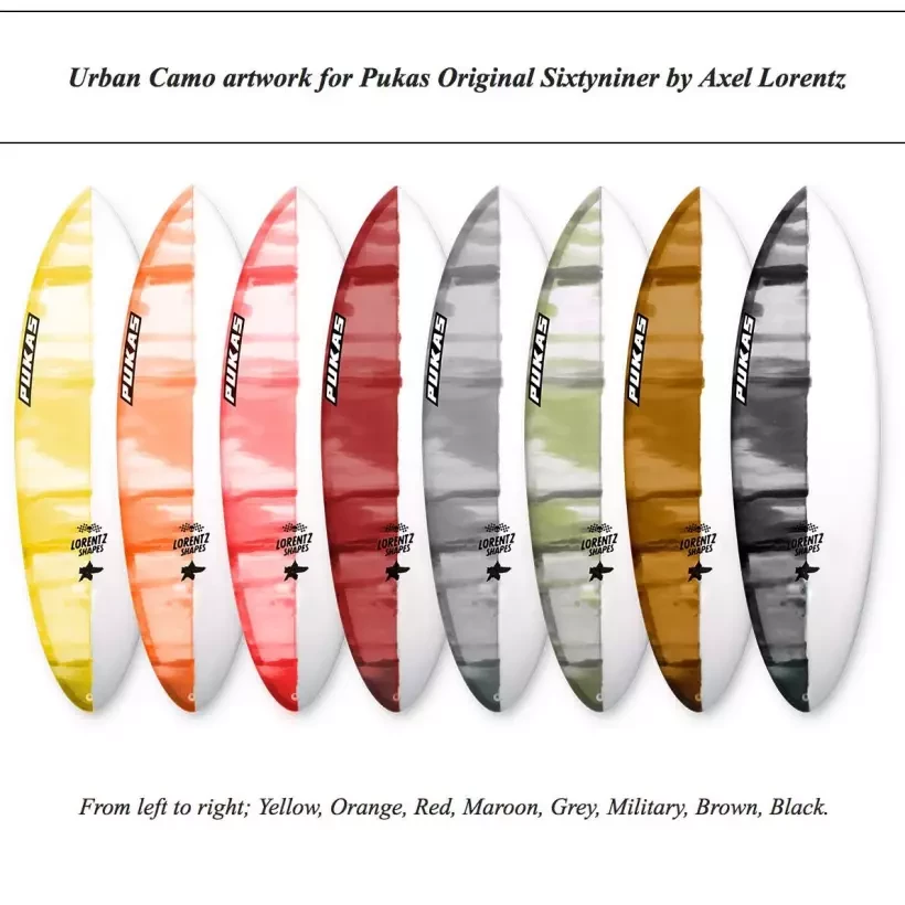 Prancha de surf Pukas Original Sixtyniner