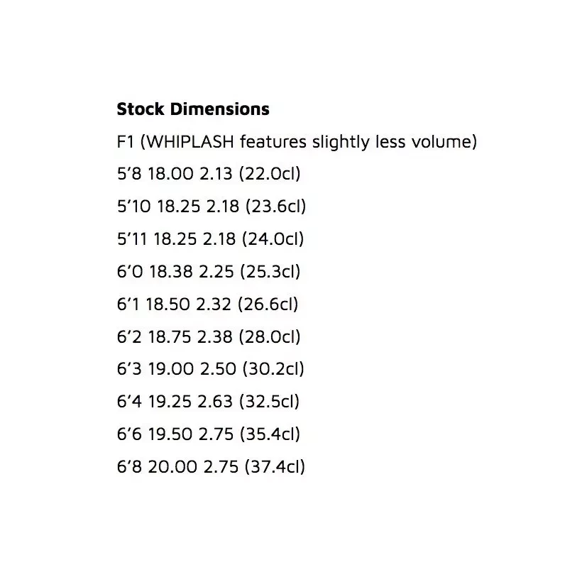 Planche de surf Lost F-1