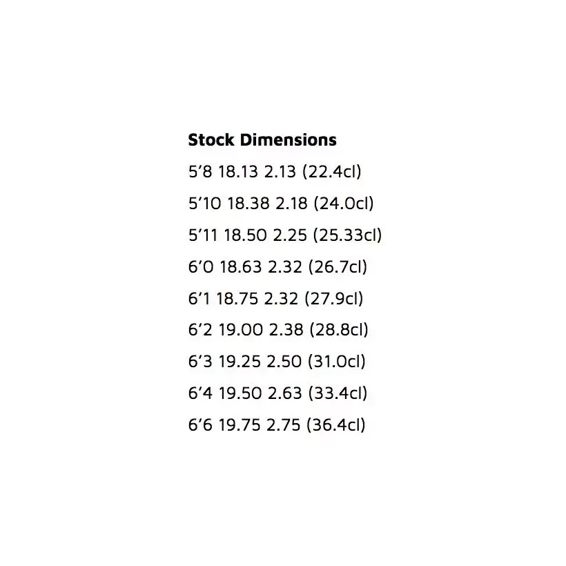 Surfbrett Lost F-1-Stub