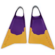 Palmes de bodyboard Pride Vulcan V2 Violet/Jaune