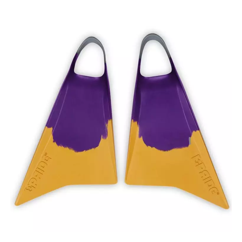 Aletas de Bodyboard Pride Vulcan V2 Morado/Amarillo