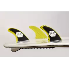Chiglie Piuma Pinne In Fibra Di Vetro Giallo & Nero 2