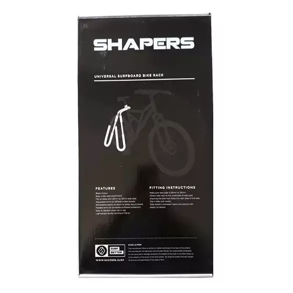 Universal surfboard bike rack Universal surfboard bike rack