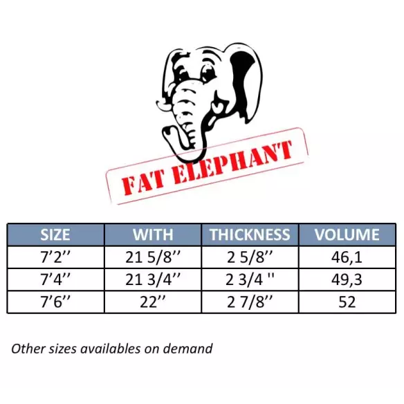 Surfboard mini malibu MS Fat Elephant Surfboard mini malibu MS Fat Elephant