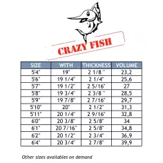 Planche de surf MS Crazy Fish Squash 2