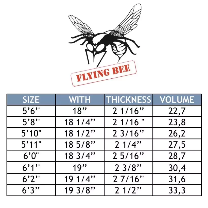 Tabla de surf MS Flying Bee (EN STOCK)