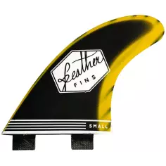 Quillas Feather Fins Fiberglass Yellow & Black