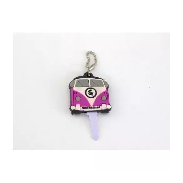 Camper Van plastic key ring 