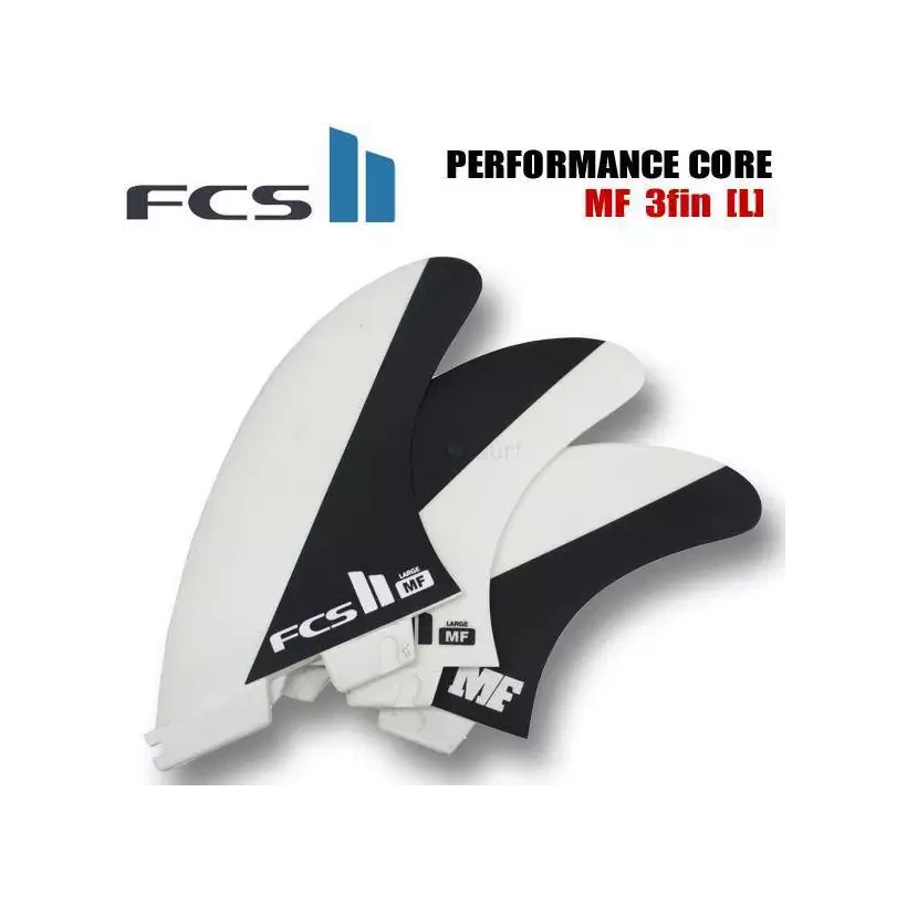 FCSII Mick Fanning PC fins Black/White