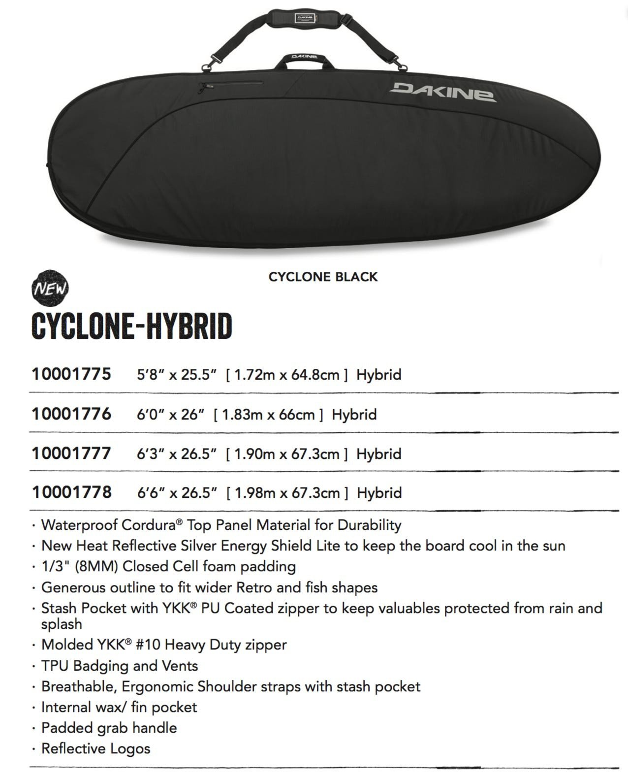 Dakine hybrid surfboard bag discount