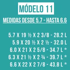 Foam pre shapeado Bennett modelo 11 2