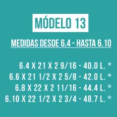 Foam pre shapeado Bennett modelo 13 2