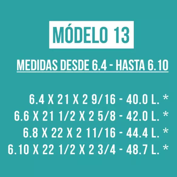 Foam pre shapeado Bennett modelo 13 Foam pre shapeado Bennett modelo 13