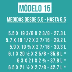 Foam pre shapeado Bennett modelo 15 2