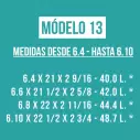 Kit de shape modelo 13