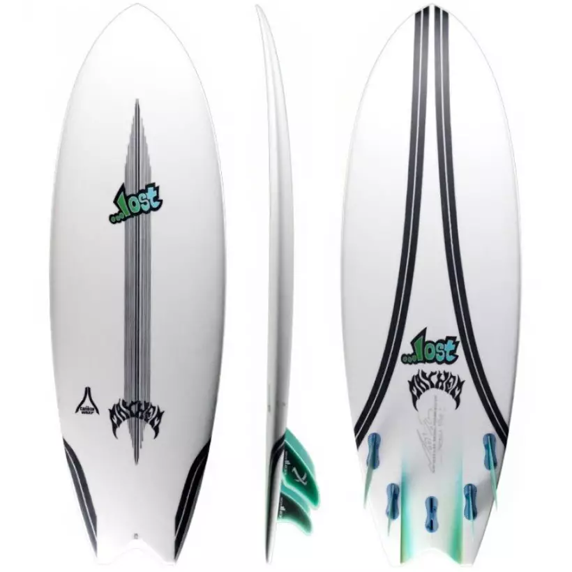 surfboard Lost Puddle Fish Carbon Wrap