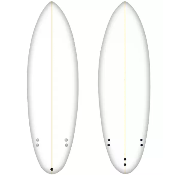 Foam pre shapeado Bennett modelo 1