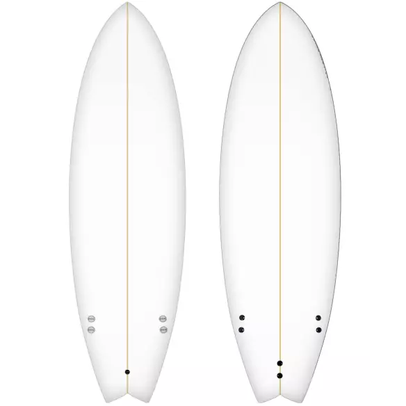 Prancha de foam pre-shapeado Bennett modelo 15 Prancha de foam pre-shapeado Bennett modelo 15