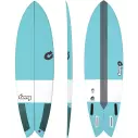 Prancha de surf Torq Classic Fish TEC EPOXY