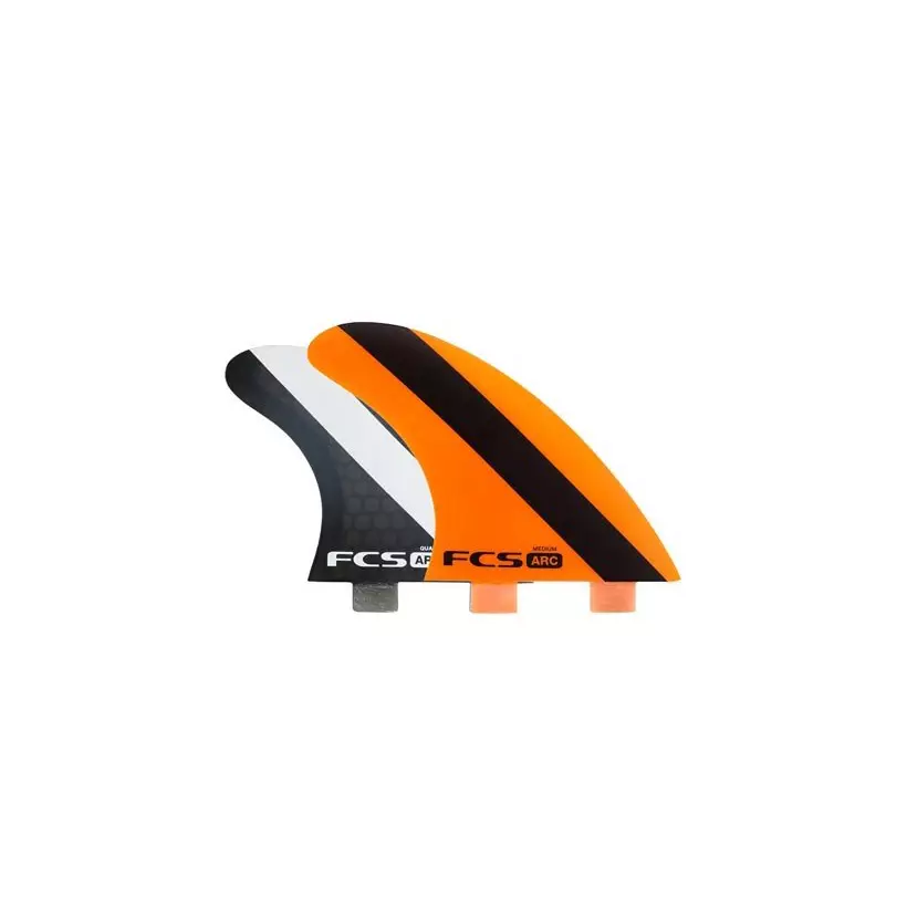 FCS ARC surfboard Tri-Quad Fins