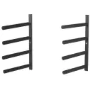 Wandbevestiging voor 4 surfplanken Northcore