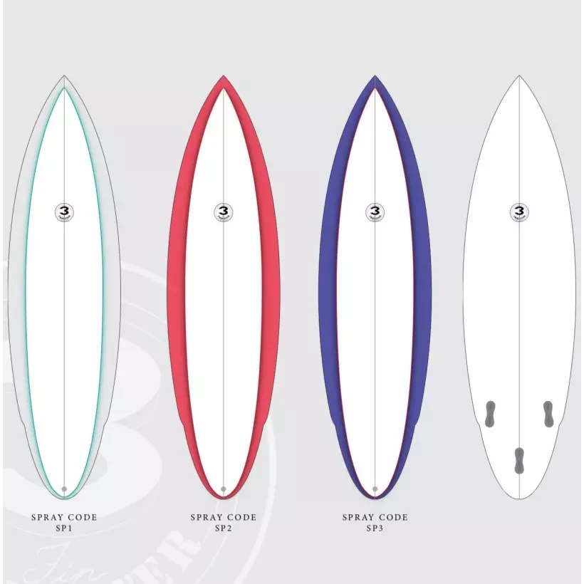 Tavola da surf Simon Anderson Single Flyer Rounded Pin