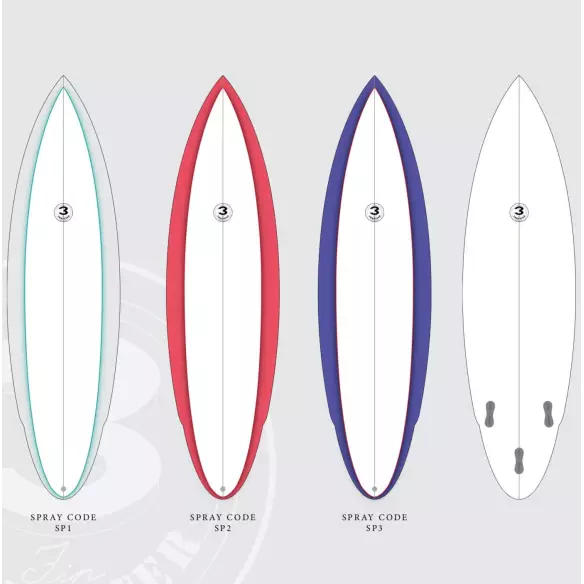 Tavola da surf Simon Anderson Single Flyer Rounded Pin Tavola da surf Simon Anderson Single Flyer Rounded Pin