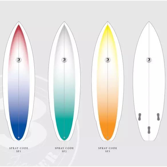 Prancha de surf Simon Anderson Single Flyer Round Square Prancha de surf Simon Anderson Single Flyer Round Square