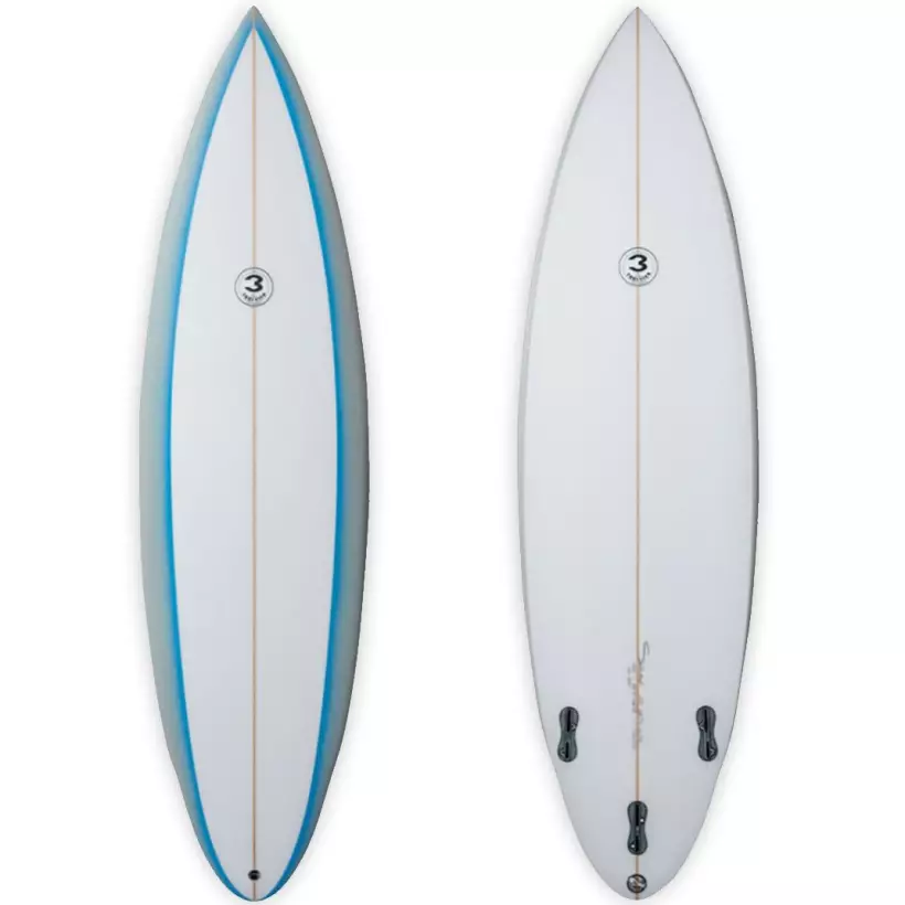 Surfboard Simon Anderson Single Flyer Rounded Pin