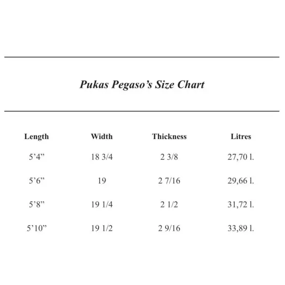 Planche de surf Pukas Pegaso Planche de surf Pukas Pegaso