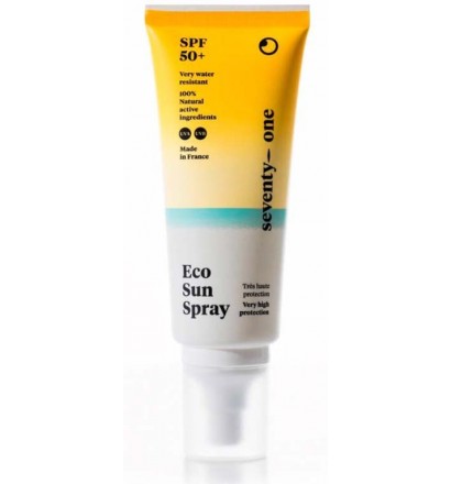Sun cream eco sun spray SPF50 Seventy One Percent