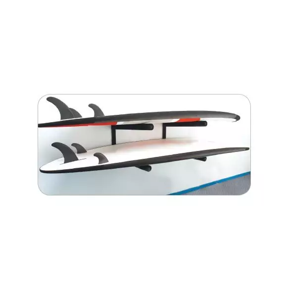 Soporte de pared para 2 tablas de surf Ocean & Earth Wall Mount Stack Rax Soporte de pared para 2 tablas de surf Ocean & Earth Wall Mount Stack Rax