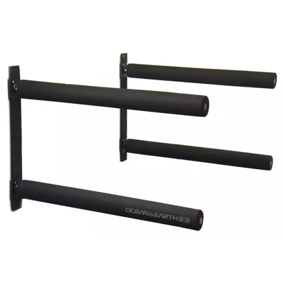 Soporte de pared para 2 tablas de surf Ocean & Earth Wall Mount Stack Rax Soporte de pared para 2 tablas de surf Ocean & Earth Wall Mount Stack Rax