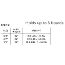 Capas de surf Creatures Shortboard Multi Tour