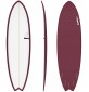 Surfbrett Torq fish Colour Pinline (AUF LAGER)