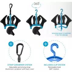 Cintre sèche combinaison Surf Logic Accessories hanger Double System 2