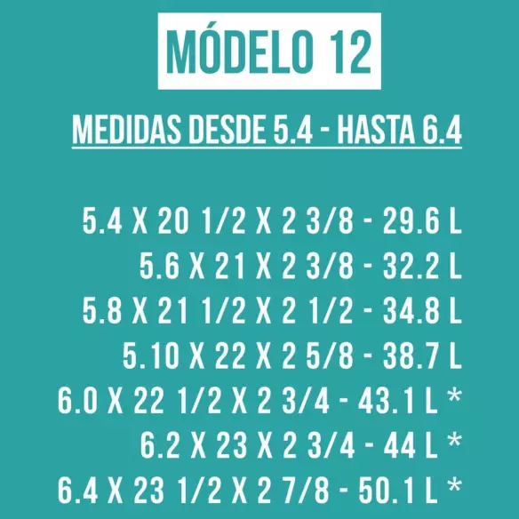 Foam pre shapeado Bennett modelo 12 Foam pre shapeado Bennett modelo 12