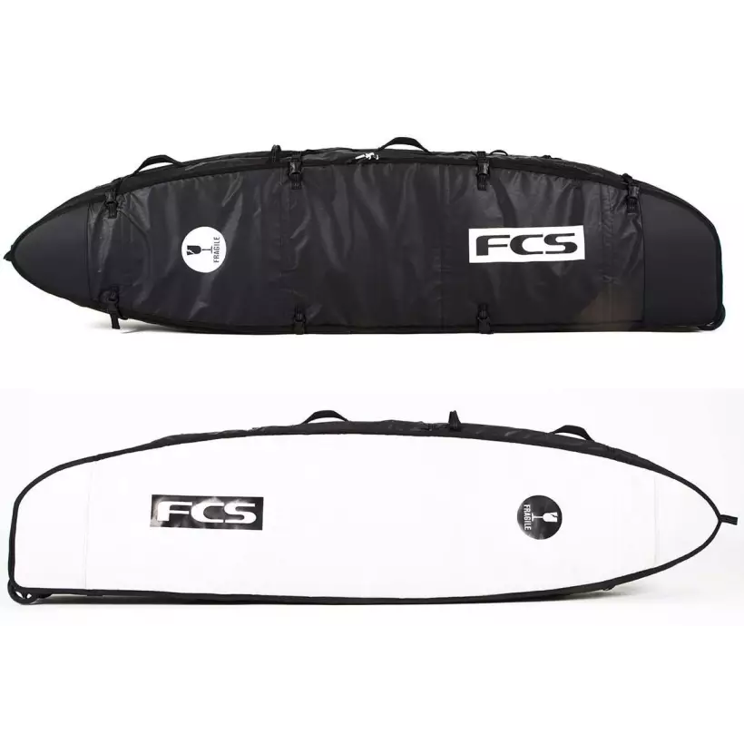 boardbag FCS Travel 3 wheelies Funboard