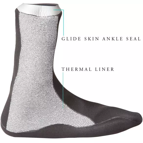 Escarpines Vissla High Seas boot Split Toe 3mm