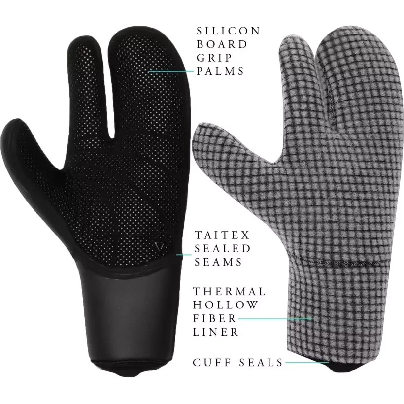 Gants de surf VISSLA 7 Seas 3 fingers