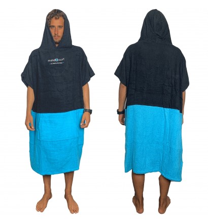 Poncho Mundo-Surf Premium Bicolor