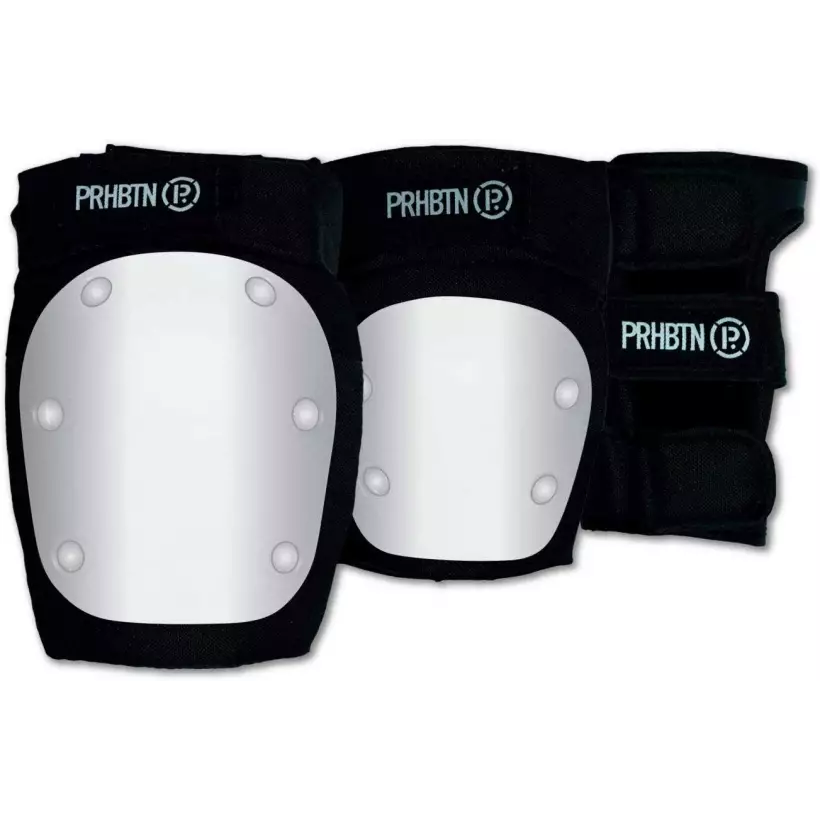 Set de protecciones codos + rodillas + muñecas Prohibition