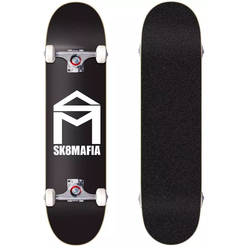 Skateboard SK8MAFIA House Logo Black 7,75''