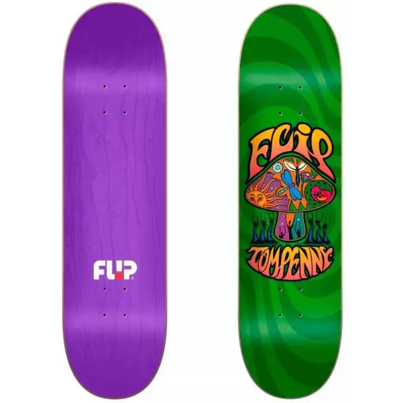 Skateboard Flip Loveshroom Green 8,25''
