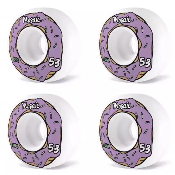 Roues de skateboard Mosaic Donut 53mm