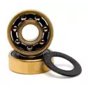 skateboard Bearings Mosaic Titanium 1 ABEC 7 608RS Black