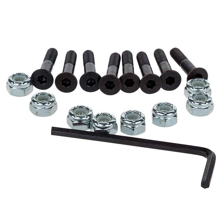 Mounting bolts for skateboard truck Jart 1''