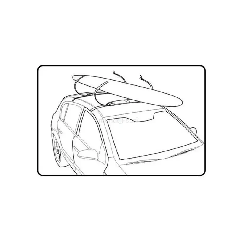 Porta tavole da surf FCS Soft Premium Rack